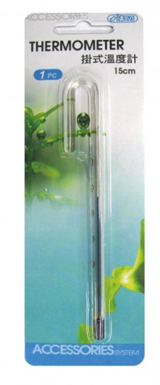 ISTA Thermometer Навесной термометр 15см для аквариумов с толщиной стекла 3-7мм - Кликните на картинке чтобы закрыть