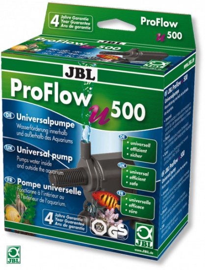 JBL ProFlow u 500 Компактная помпа 490л/ч 6Вт - Кликните на картинке чтобы закрыть