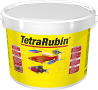 TetraRubin - корм для улучшения окраса всех видов рыб с высоким содержанием каротиноидов, хлопья, ведро 10л
