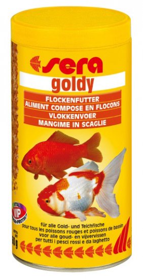 SERA GOLDY - хлопьевидный корм для ежедневного кормления всех видов золотых рыбок 10л-2кг - Кликните на картинке чтобы закрыть
