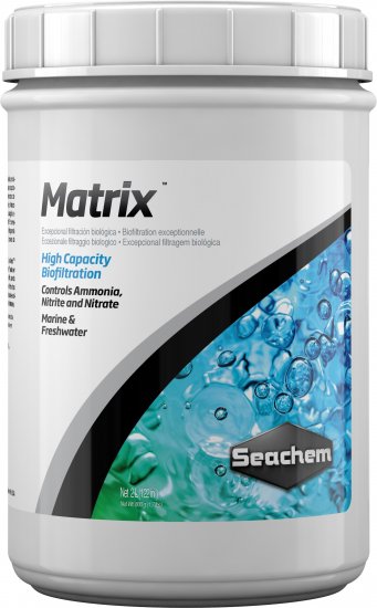 Seachem Matrix 2л высокопористый биологический наполнитель 700 м2/1л для аквариума до 1600л - Кликните на картинке чтобы закрыть