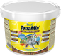 TetraMin - основной корм для всех видов рыб хлопья. Новая формула - меньше отходов чистая вода ведро 10л