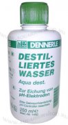 DENNERLE Destilled water дистиллированная вода для калибровки pH электрода 250мл