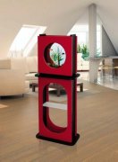 AQUATLANTIS AQUAFASHION аквариум, красный (041), 47х16х51см, 20л, LED 24 (leds)+FIL.TC-200