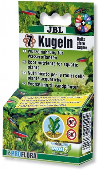 JBL Die 7 Kugeln - шарики с удобрениями для корней растений 7шт - Кликните на картинке чтобы закрыть