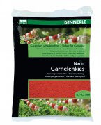 DENNERLE Nano Shrimps Gravel Нано Гравий для креветок Красный 0.7-1.2мм 2кг [5876]