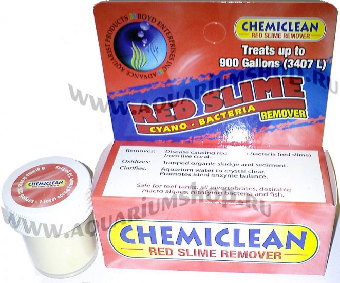Chemi-Clean Red Slime для борьбы с красными, черными и сине-зелеными водорослями, до 3407л, 6г - Кликните на картинке чтобы закрыть