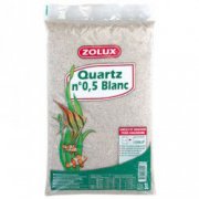 ZOLUX Quartz №0.5 БЕЛЫЙ кварцевый грунт для аквариума (песок 1мм) 3л (4.5кг)