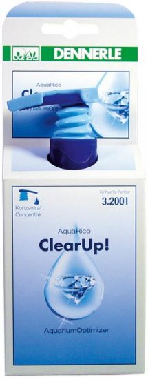 DENNERLE AquaRico ClearUp! средство для очистки акв. воды (для 1600л) 50мл - Кликните на картинке чтобы закрыть