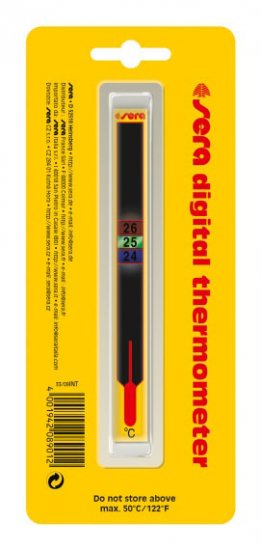 SERA DIGITAL THERMOMETER термометр жидкокристаллический цифровой для аквариума - Кликните на картинке чтобы закрыть