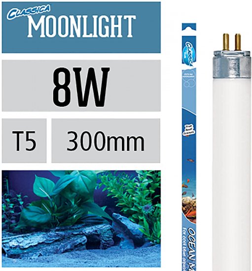 Arcadia Ocean Moonlight T5 8W 30см G5 D16мм лампа д/аквариума - Кликните на картинке чтобы закрыть