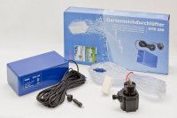 SCHEGO Garden pond aerator GTD 250 Комплект д/аэрации пруда GTD250 5Вт 250л/ч кабель+шланг 10м распылитель + обр.клапан