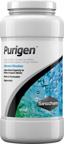 Seachem Purigen Пуриген адсорбент для удаления органики в морской и пресной воде 500мл объём аквариума до 2000 л - Кликните на картинке чтобы закрыть