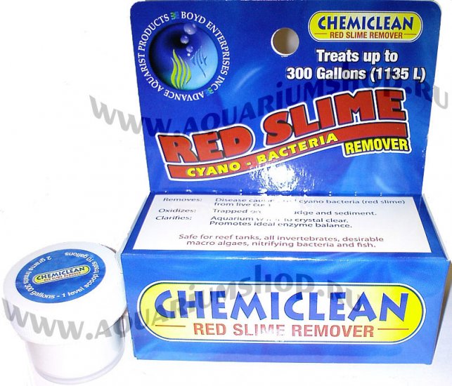 Chemi-Clean Red Slime для борьбы с красными, черными и сине-зелеными водорослями, до 1135л, 2г - Кликните на картинке чтобы закрыть