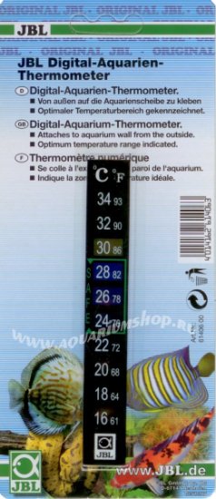 JBL Digital thermometer - Цифровой термометр на клеевой основе 18х133мм - Кликните на картинке чтобы закрыть