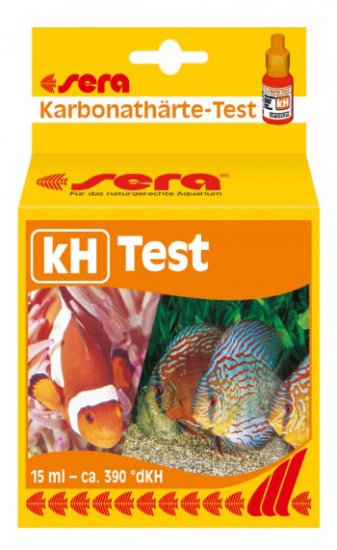 SERA kH-TEST - тест для определения карбонатной жесткости 15мл - на 390* dKH - Кликните на картинке чтобы закрыть