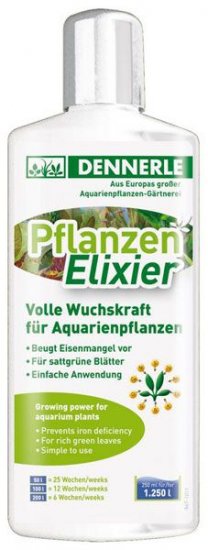 Dennerle Plant Elixir Универсальное удобрение для всех аквариумных растений 500мл 2500л - Кликните на картинке чтобы закрыть