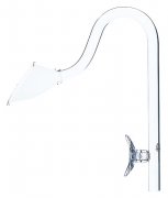 ADA Lily Pipe Outflow P-1/10 - Стеклянная подающая трубка для аквариумов длиной 45 см, диаметр 10 мм, диаметр горловины 40 мм