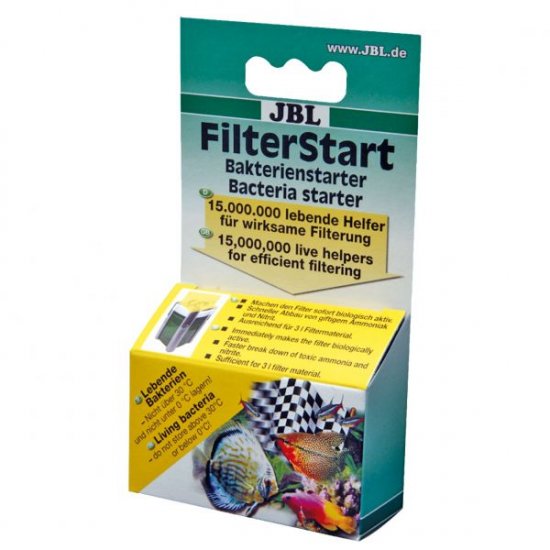 JBL FilterStart Содержащий полезные бактерии препарат для "запуска" фильтра - Кликните на картинке чтобы закрыть