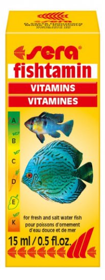 SERA FISHTAMIN жидкие мультивитамины для рыб 100мл - Кликните на картинке чтобы закрыть