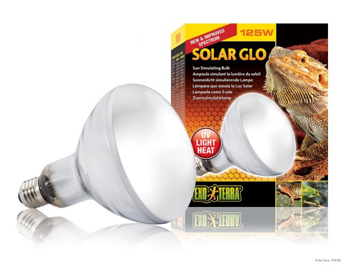 HAGEN Solar Glo 125Вт газоразрядная ртутная лампа со встроенным балластом - Кликните на картинке чтобы закрыть