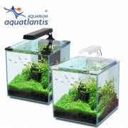 AQUATLANTIS NANO CUBIC 20 аквариум, черный (001), 23*30*38см, 20л, LED 58 (leds),+FIL Mini Biobox 1 [AQS-08880]