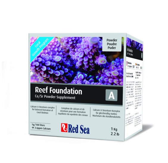RED SEA добавка для роста кораллов "Reef Foundation A" (Ca/Sr) 1 кг - Кликните на картинке чтобы закрыть