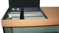 AQUALUX Rechteck T8 2x58Вт Крышка со светильником для аквариума 160x60см, цвет бук