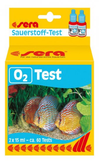 SERA О2-TEST - тест для определения содержания кислорода 15мл - приблизительно на 60 измерений - Кликните на картинке чтобы закрыть