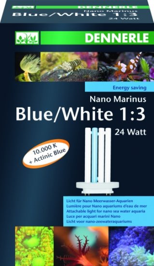 DENNERLE Nano Marinus Blue/White 24W 2G10 запасная лампа синий / белый 10К 1:3 24Вт - Кликните на картинке чтобы закрыть