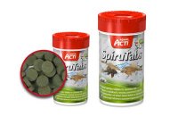 AQUAEL Acti SpiruTabs 100мл корм Спирулина для донных рыб (сомов) питающихся водорослями (табл)