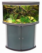 AQUATLANTIS EVASION HORIZON 100 аквариум, черный (001), 100х50х60см, 230л, 2*45w T5, отражатель 2 шт.