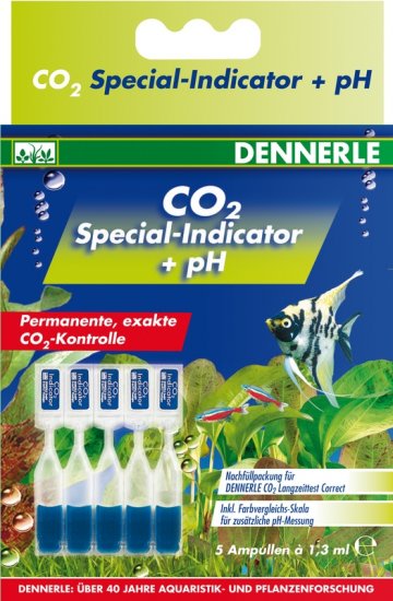 DENNERLE ProfiLine CO2 Special-Indictor +pH комплек ампул для теста CO2 5x1,3мл - Кликните на картинке чтобы закрыть