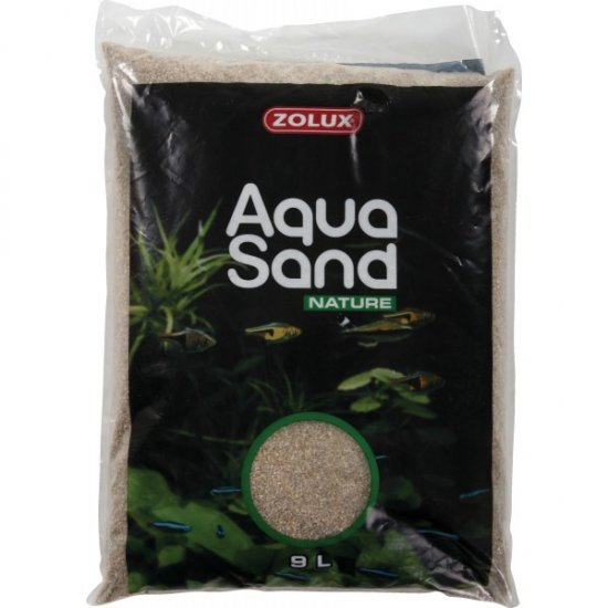 ZOLUX Aquasand Quartz Moyen кварцевый грунт для аквариума светло-бежевый пакет 9л 3мм (13.5кг) - Кликните на картинке чтобы закрыть