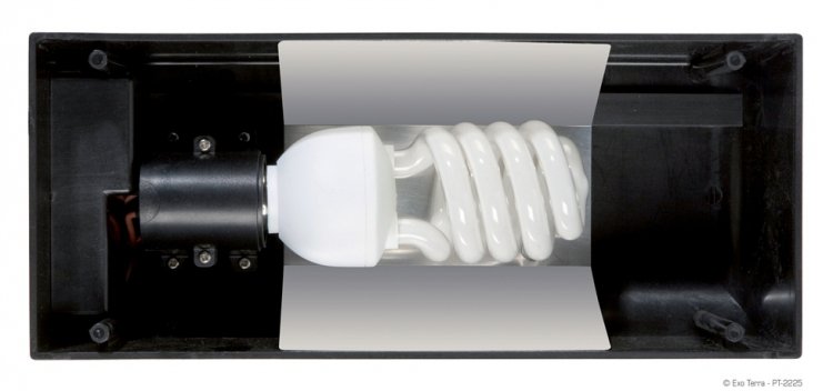 HAGEN Exo Terra Compact Top Компактный светильник E27 220В 30x9x15см - Кликните на картинке чтобы закрыть