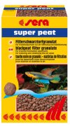 SERA SUPER PEAT чёрный торф в гранулах, поддерживает pH-уровень, задерживает разрастание грибков, бактерий и водорослей 500г