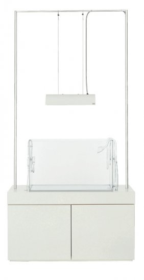 ADA Wood Cabinet White Low type (оснащен особенным держателем для светильника) - Кликните на картинке чтобы закрыть