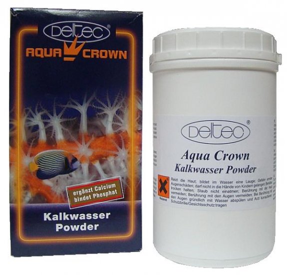 Deltec AQUA CROWN Kalkwasser Powder стабилизирует PH и щелочность, для морск. акв.,1000мл - Кликните на картинке чтобы закрыть