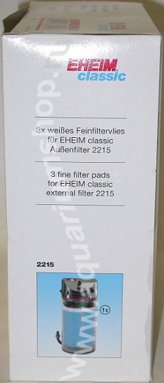 EHEIM Фильтрующий материал для EHEIM Classic 2215 синтепон 3шт - Кликните на картинке чтобы закрыть