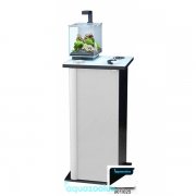 AQUATLANTIS YIN-YANG 12 аквариум, черный (001), 22*22*26, 12л, LED 9, + FIL ТС 200 (подставка белая)