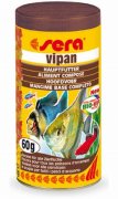 SERA VIPAN - основной хлопьевидный корм для всех видов декоративных рыб 4кг 20л