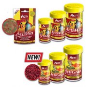 AQUAEL Acti ActiMin 250мл (47гр) корм для всех видов рыб (хлопья) (02535)