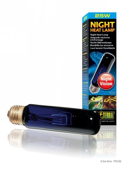 HAGEN Лампа NIGHT HEAT LAMP T10 25Вт Moonlight - Кликните на картинке чтобы закрыть