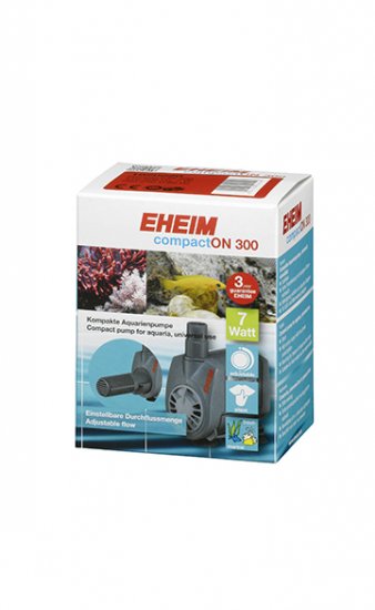 EHEIM compactON 300 Компактная погружная помпа 170-300л/ч h0.6м 7Вт 38х72х62мм под шланг 12мм - Кликните на картинке чтобы закрыть