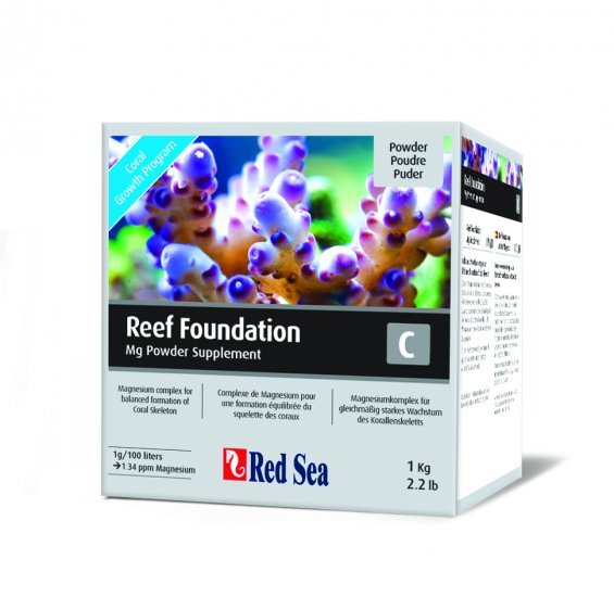 RED SEA добавка для роста кораллов "Reef Foundation C" (Mg) 1 кг - Кликните на картинке чтобы закрыть