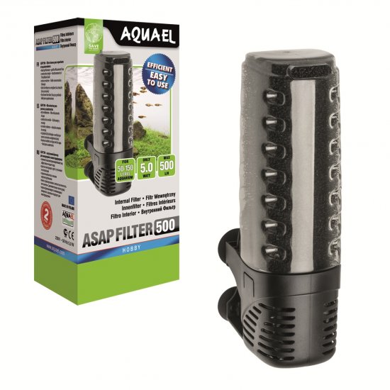 AQUAEL ASAP 300 Filter фильтр внутренний 300л/ч для аквариумов до 100л 4.2Вт - Кликните на картинке чтобы закрыть