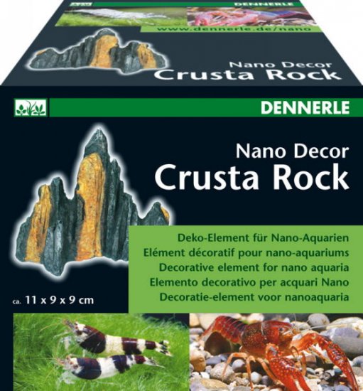 DENNERLE NanoDecor Crusta Rock M Декорация в виде скалы для нано аквариума (пластик) - Кликните на картинке чтобы закрыть