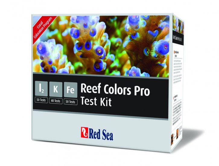 RED SEA набор тестов Reef Colors (I, K, Fe) - Кликните на картинке чтобы закрыть