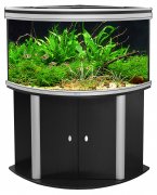 AQUATLANTIS AMBIANCE CORNER 100 аквариум, венге (031), 100х75x60см, 190л 2*28w T5+FIL. Biobox 2