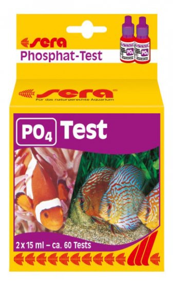 SERA PO4-TEST - тест для определения содержания фосфатов15 мл - приблизительно на 60 измерений - Кликните на картинке чтобы закрыть